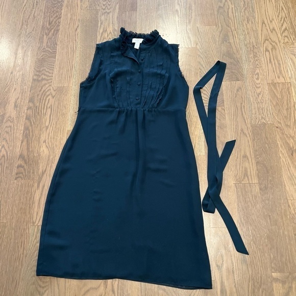 LOFT casual navy blue sleeveless dress size 6P - Picture 10 of 13
